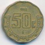 Mexico, 50 centavos, 1998