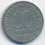 Тринидад и Тобаго, 10 центов (1972 г.)