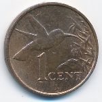Trinidad & Tobago, 1 cent, 2000