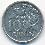 Trinidad & Tobago, 10 cents, 2003