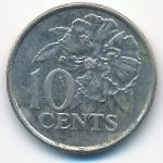 Trinidad & Tobago, 10 cents, 2004