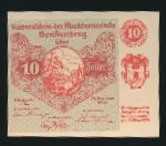 Austria Notgelds, 10 геллеров, 1920