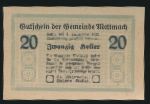 Нотгельды Германии, 20 геллеров (1920 г.)