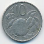 Острова Кука, 10 центов (1973 г.)