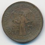 Cyprus, 5 mils, 1955