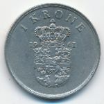 Дания, 1 крона (1961 г.)