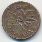 Canada, 1 cent, 1977