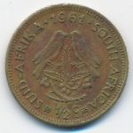 ЮАР, 1/2 цента (1961 г.)