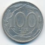 Italy, 100 lire, 1994