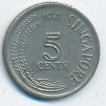 Сингапур, 5 центов (1971 г.)