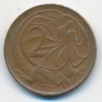 Австралия, 2 цента (1966 г.)