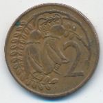 New Zealand, 1 cent, 1967