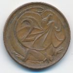 New Zealand, 2 cents, 1975