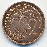 Новая Зеландия, 2 цента (1980 г.)