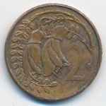Новая Зеландия, 2 цента (1983 г.)