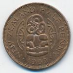 Новая Зеландия, 1/2 пенни (1962 г.)