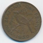 Новая Зеландия, 1 пенни (1959 г.)
