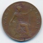 Great Britain, 1/2 пенни, 1943
