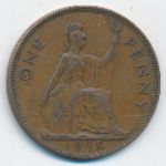 Great Britain, 1 penny, 1938