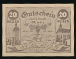Austria Notgelds, 20 геллеров, 1920