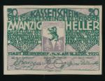 Austria Notgelds, 20 геллеров, 1920