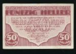 Austria Notgelds, 50 геллеров, 1920