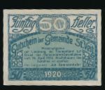 Austria Notgelds, 50 геллеров, 1920