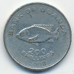 Uganda, 200 shillings, 2003