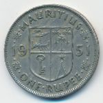 Маврикий, 1 рупия (1951 г.)
