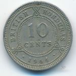 Британский Гондурас, 10 центов (1964 г.)