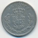 Denmark, 5 kroner, 1962