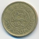 Denmark, 20 kroner, 1990