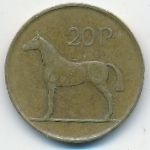 Ирландия, 20 пенсов (1986 г.)