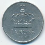 Норвегия, 1 крона (1976 г.)