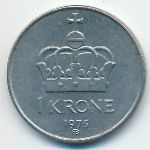 Норвегия, 1 крона (1975 г.)