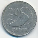 Fiji, 20 cents, 1973