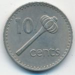 Fiji, 10 cents, 1969