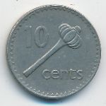 Fiji, 10 cents, 1981