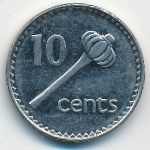 Fiji, 10 cents, 1997