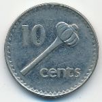 Fiji, 10 cents, 1997