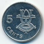 Solomon Islands, 5 cents, 1996