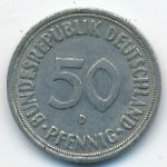 ФРГ, 50 пфеннигов (1969 г.)