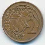 New Zealand, 2 cents, 1967