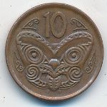 New Zealand, 10 cents, 2006