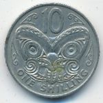 Новая Зеландия, 10 центов (1967 г.)