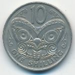 Новая Зеландия, 10 центов (1967 г.)
