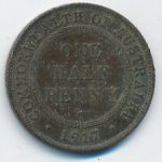 Австралия, 1/2 пенни (1917 г.)