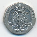 Великобритания, 20 пенсов (1995 г.)