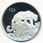 Virgin Islands, 25 долларов, 1993