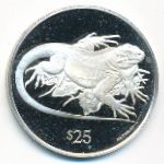 Virgin Islands, 25 долларов, 1993